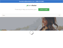 Tablet Screenshot of benefactor.com